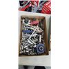 Image 2 : TRAY OF ASSORTED SOCKETS AND WRENCHES, AND AMERICAN STANDARD FAUCET