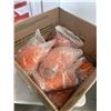 Image 2 : APPROX 300 NEW SIZE SMALL ORANGE RUBBER GLOVES