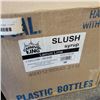 Image 2 : 2 BOXES OF SLUSHIE SYRUP MIX - 7 JUGS - 3 PEACH AND 4 LEMON LIME