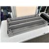 Image 2 : BLACK PLASTIC 4 TIER STORAGE SHELF, 28 X 15 INCH AND GREY 2 TIER SHELF UNIT