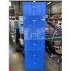 Image 1 : SIX LARGE BLUE STACKING BINS