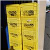 Image 2 : 12 YELLOW MILK CRATES