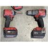 Image 3 : MILWAUKEE DRILL AND IMPACT WITH 2 M18 BATTERIES, CHARGER AND BAG, TESTED WORKING