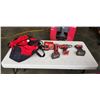 Image 1 : MILWAUKEE IMPACT, DRILL AND MULTI TOOL WITH 2 M18 BATTERIES, CHARGER AND BAG, TESTED WORKING