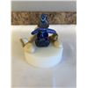 Image 2 : INUKSUK AGATE ART WITH PYRITE AND AMETHYST CHEVRON