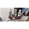 Image 2 : VINTAGE ROTARY TELEPHONE AND TWO CLOCKS