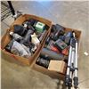 Image 1 : 2 TRAYS OF VINTAGE CAMERA'S AND EQUIPMENT