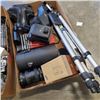 Image 2 : 2 TRAYS OF VINTAGE CAMERA'S AND EQUIPMENT