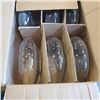 Image 2 : 2 BOXES OF ASSORTED GLASS BOWLS, CANDLE HOLDERS, ETC