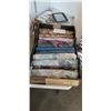 Image 2 : ASSORTED NEW FABRIC, DRAPERY FABRICS AND TRAY OF ASSORTED GLASS AND CRYSTAL WARE