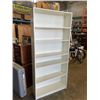 Image 2 : WHITE BOOKSHELF, 80 INCH TALL