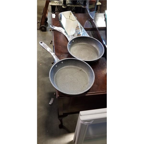TWO FRYING PANS