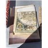 Image 8 : VINTAGE TEAK SERVING TRAY, PRINTS, MAP AND TRIPOD