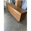 Image 2 : MID CENTURY 9 DRAWER WALNUT DRESSER, GOOD CONDITION