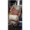 Image 2 : BOX OF DRIED FLORALS AND 2 BOXES OF PAPER RIBBON