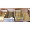 Image 2 : THREE ANTIQUE FRUIT CRATES