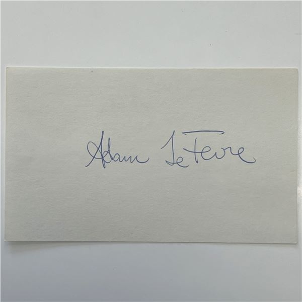 Adam LeFevre orignial signature