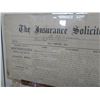 Image 2 : Framed Vintage Article The Insurance Solicitor