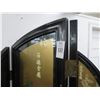 Image 2 : Ornate Carved Round Oriental 4 Panel Privacy Screen