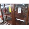 Image 2 : 1920 Mahogany Secretarial Rolltop Desk w/Glass Upper