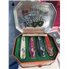 Image 8 : Hop A Long Cassidy Vintage Lunch Box, Lone Ranger 60th Anniversary Tin w/Pocket Knife Set
