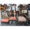 Image 1 : Asst. Antique Chairs - 3