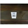 Image 2 : Vintage Mahogany Curio Hall Cabinet