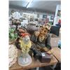 Image 1 : Fisherman Statuary, Manatee Golfer, Urn Lamp Witchey Pig w/Caldrum