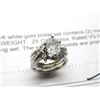 Image 2 : 14K WG Bridal Set w/2 Marquise and 6 Round Cut Diamonds Prong Set