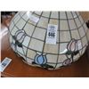 Image 2 : Ornate Floral Leaded Glass Hanging Lamp