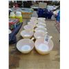 Image 1 : Vaseline Glass Soup Bowls
