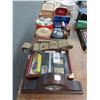 Image 1 : Cast Wagon, Norelco Shaver, Vintage Clock, Tins, Zippo Lighters and More