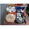 Image 3 : Cast Wagon, Norelco Shaver, Vintage Clock, Tins, Zippo Lighters and More