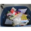 Image 1 : Bin w/Party Goods and Fashion Jewelry