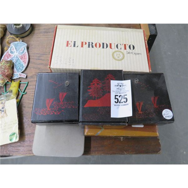 Cigar, Jewelry, What Not Boxes