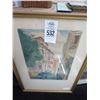 Image 1 : Small Framed Art 4, Lighthouse/Farm House/Country Scene/Venice