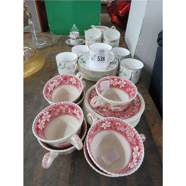 Asst. China Cups/Saucers
