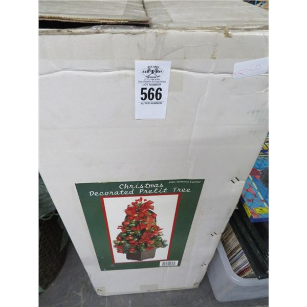 Decorator Pre Lit Christmas Tree
