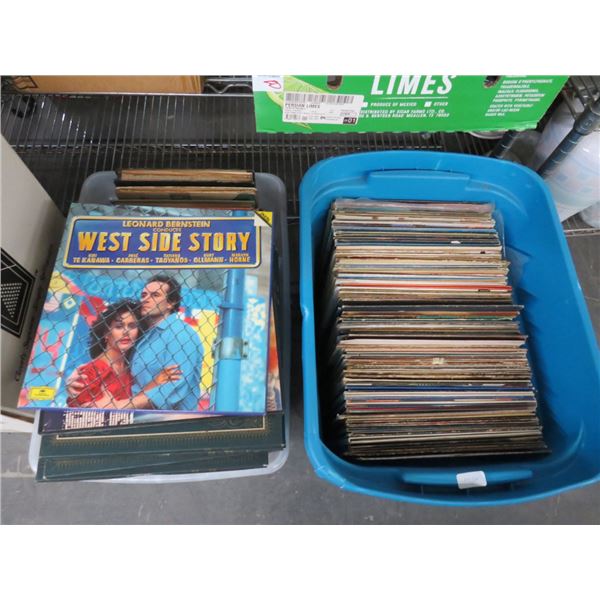 Bins 2 w/Vinyl Records
