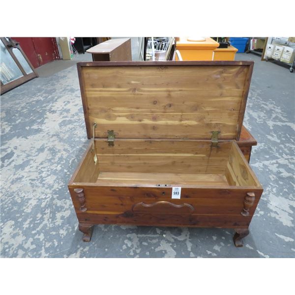 Footed Cedar Trunk