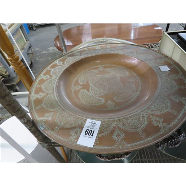 Charger and Ornate Serving Trays