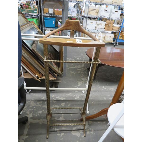 Vintage Cast Base Valet