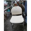 Image 1 : Chrome/White Sleigh Chairs -5