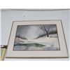 Image 1 : Snowy Pond Wall Art