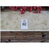 Image 2 : Antique Burl 2 Over 3 Dresser w/Marble Inlay - (Missing Mirror)