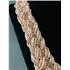 Image 2 : Wonderful Beaded Seed Beads Pink & White Choker Necklace 19" L