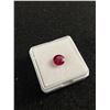 Image 2 : Lab Created Stunning Ruby 1.55ct. Pigeon Blood Red- Brilliant Round-VVS