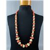 Image 1 : Artisan Handmade Semi Precious Beaded Necklace 21" L