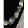 Image 2 : Lovely Black and Silver Costume Necklace 18" L