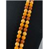 Image 2 : Vintage 3 Strand 3 Colour Orange Strand Necklace